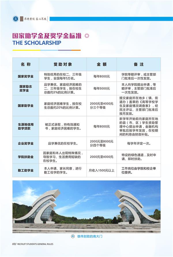 天府新區(qū)信息職業(yè)學(xué)院學(xué)院助學(xué)金介紹