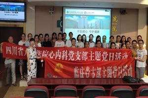 成都衛(wèi)校哪個好—成都鐵路衛(wèi)校舉行主題黨日活動