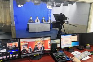 四川中職院校青蘇職業(yè)中專學(xué)校校園電視臺(tái)虛擬演播室