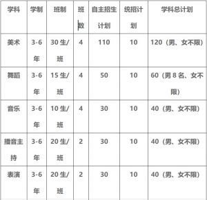 2020年四川現(xiàn)代藝術(shù)學(xué)校招生計劃、考試要求