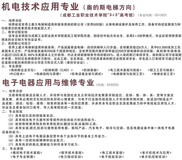 金堂縣職業(yè)高級(jí)中學(xué)招生專(zhuān)業(yè)