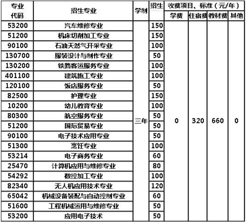 南充技師學院學費
