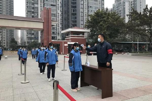 崇慶中學舉辦疫情防控演習