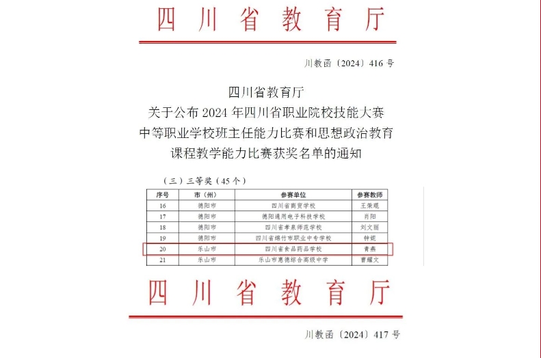 四川省食品藥品學校